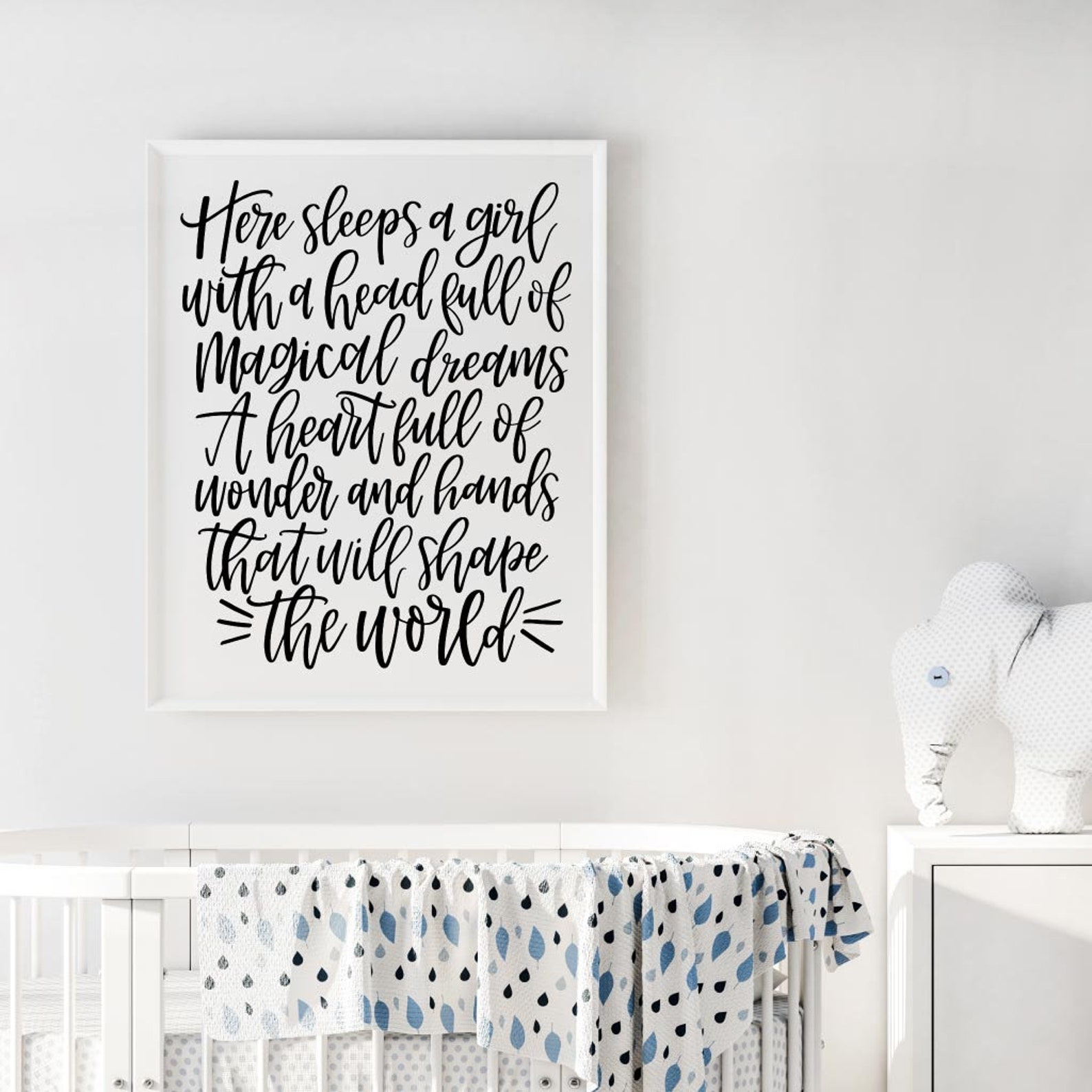 Nursery Wall Prints Art Nursery Wall Decor Quotes Etsy