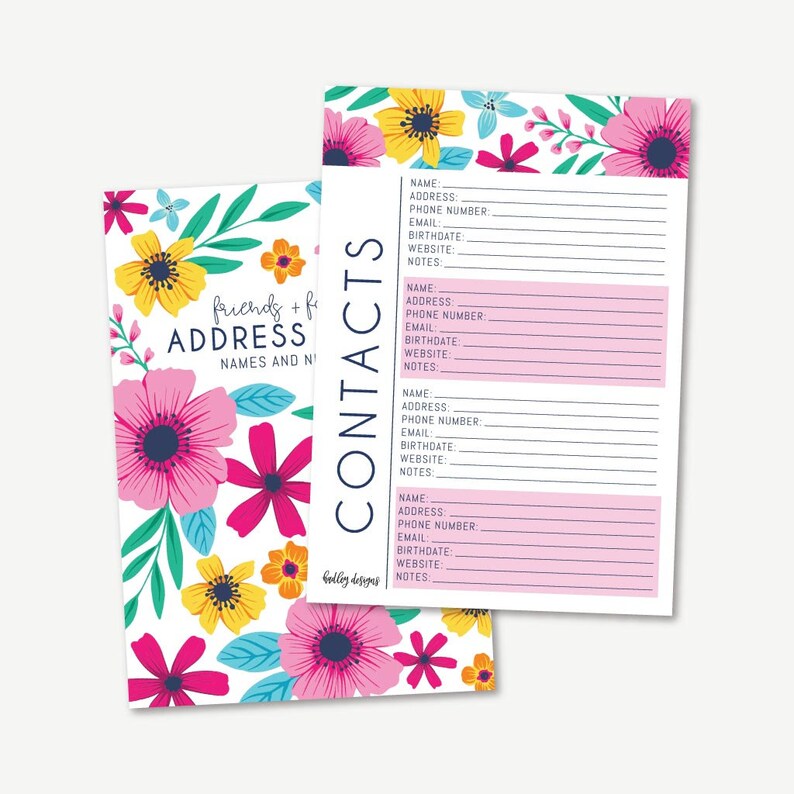 Name Address Printable Name and Address Printable Wedding | Etsy