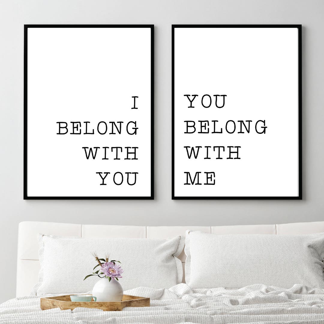 Printable Wall Art Quotes, Black and White Prints, Minimalist Art ...