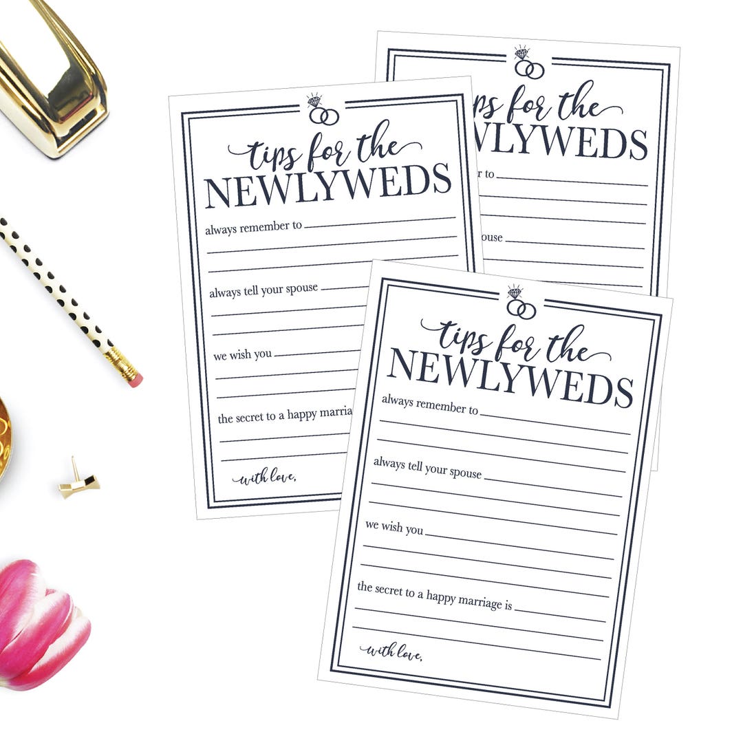 Funny Wedding Advice Cards Advice Cards for Wedding Etsy