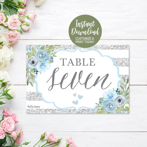 Table Numbers 1 50 Wedding Table Numbers Printable Wedding Etsy