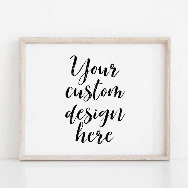 Printable Personalized Art Custom Wall Sign Your Own Custom Etsy