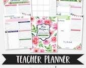Teacher Planner, Academic Calendar Printable, Academic Digital Planner, Academic Planner 2020-2021, Academic Planner 2020, Hadley Designs