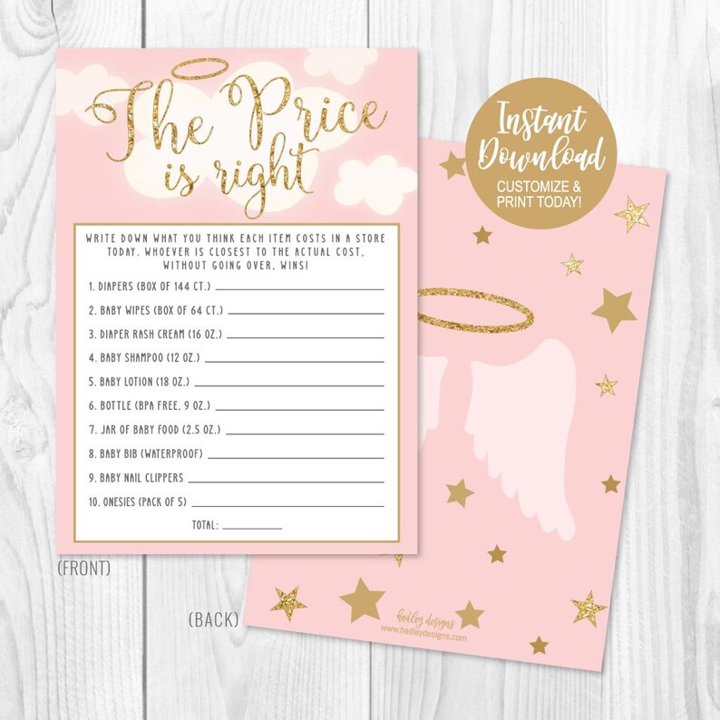 Printable Baby Girl Shower Games Baby Shower Games Printable Etsy Printable Baby Girl Shower Games Baby Shower Games Printable Etsy