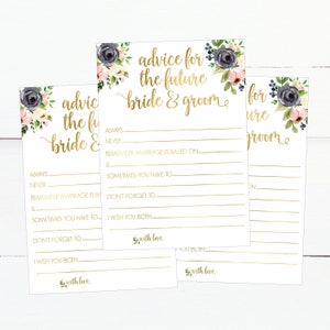 Funny Wedding Advice Cards Advice Cards for Wedding - Etsy
