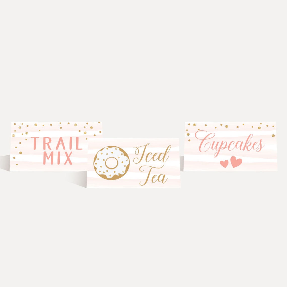 Printable Food Tent Cards Food Tent Labels Editable Etsy