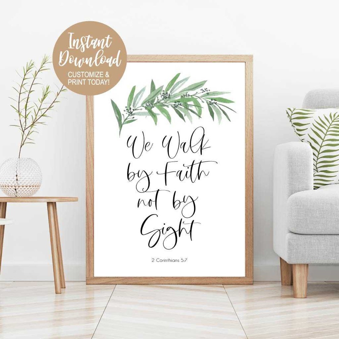 Bible Verse Wall Art Kids, Bible Verse Prints Simple, Bible Verse ...