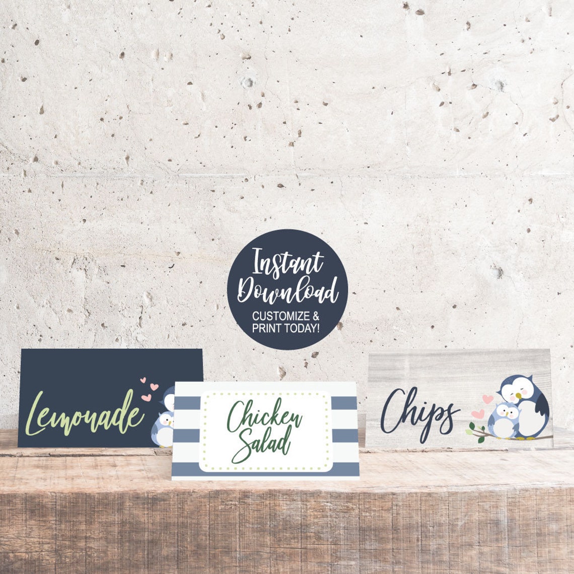 Editable Instant Download Food Label, Printable Food Label, Party ...
