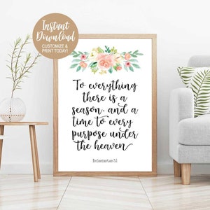 Christian Wall Print, Christian Wall Art Large, Christian Sign for Home, Christian Poster, Christian Printable, Christian Printable Wall Art