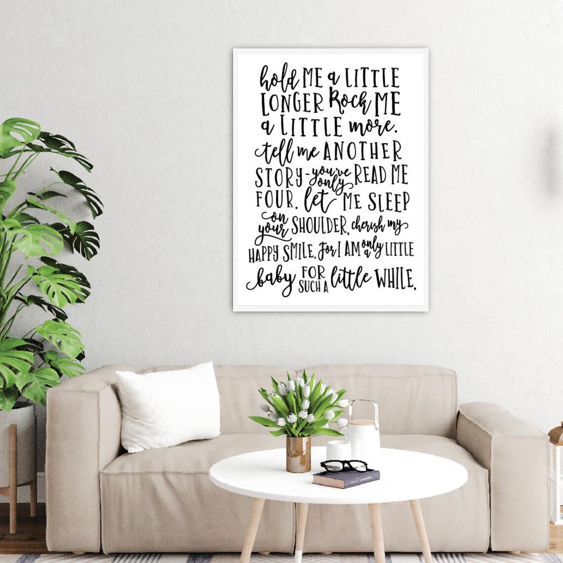 Wall Art Nursery, Decor Nursery, Artwork for Nursery, Large Wall Art ...