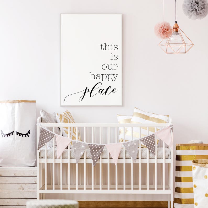 This is Our Happy Place Framed Art Hadley Designs. Bedroom Etsy