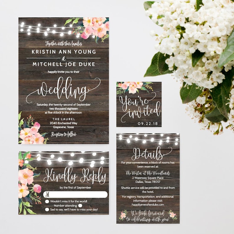 Wedding Invitations Cheap Online Wedding Invitations - Etsy