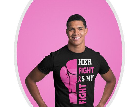 Support Breast Cancer Awareness T-Shirt Faith Fight Hope Tee