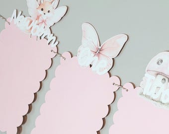 Fairy First Birthday, Fairy First Birthday Decorations, Fairy First Birthday Bundle, First Birthday