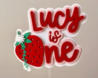 Berry First Birthday, Berry First Birthday Decorations, Berry First Birthday Cake Topper, Berry First, Strawberry Birthday, First Birthday