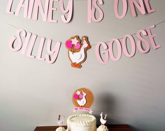 One Silly Goose, One Silly Goose Birthday, One Silly Goose Decor, One Silly Goose Birthday Theme, One Silly Goose First Birthday