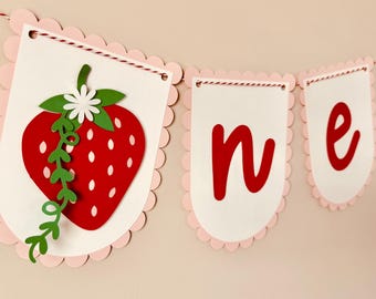 Berry First Birthday, Berry First Birthday Decorations, Berry First Birthday Banner, Berry First, Strawberry Birthday, First Birthday