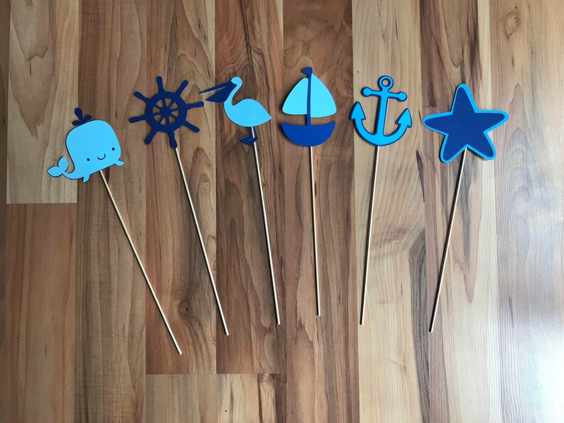 Whale Baby Shower Centerpieces Nautical Baby Etsy