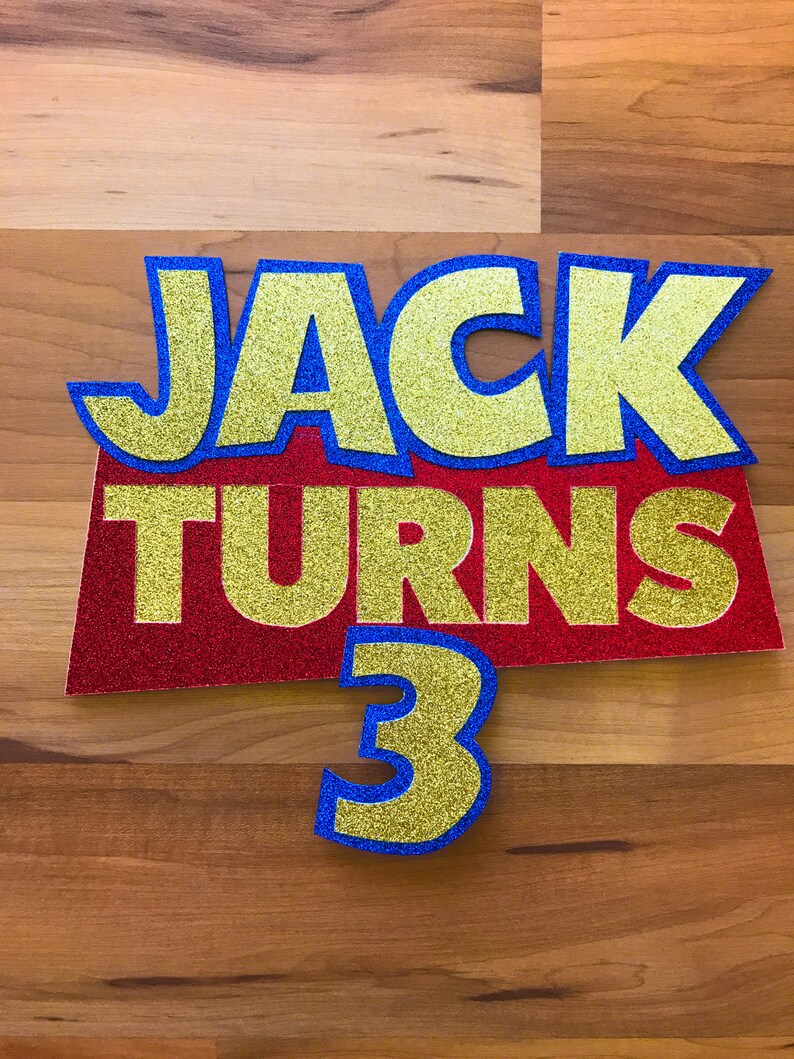 Toy Story Birthday Party Toy Story cake topper Toy Story party supplies