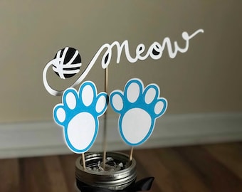 Kitten Birthday, Cat Birthday Party, Kitty Cat Birthday Party, Pet Adoption, Kitty cat banner