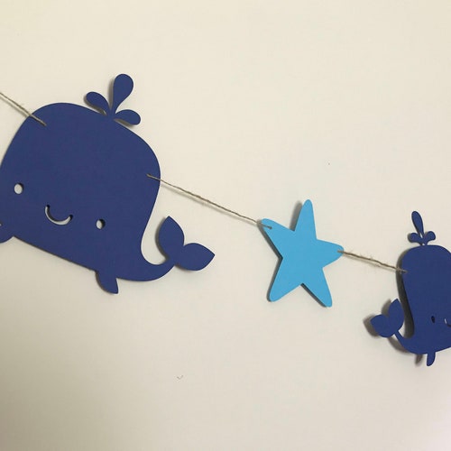 Whale Baby Shower Centerpieces Nautical Baby Etsy