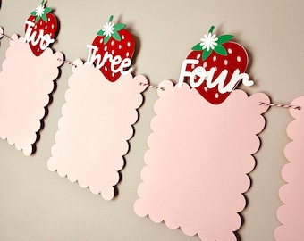Berry First Birthday, Berry First Birthday Decorations, Berry First Birthday Banner, Berry First, Strawberry Birthday, First Birthday