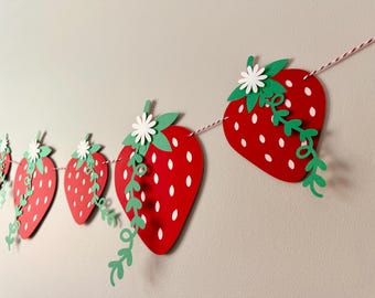 Berry First Birthday, Berry First Birthday Decorations, Berry First Birthday Banner, Berry First, Strawberry Birthday, Strawberry Party