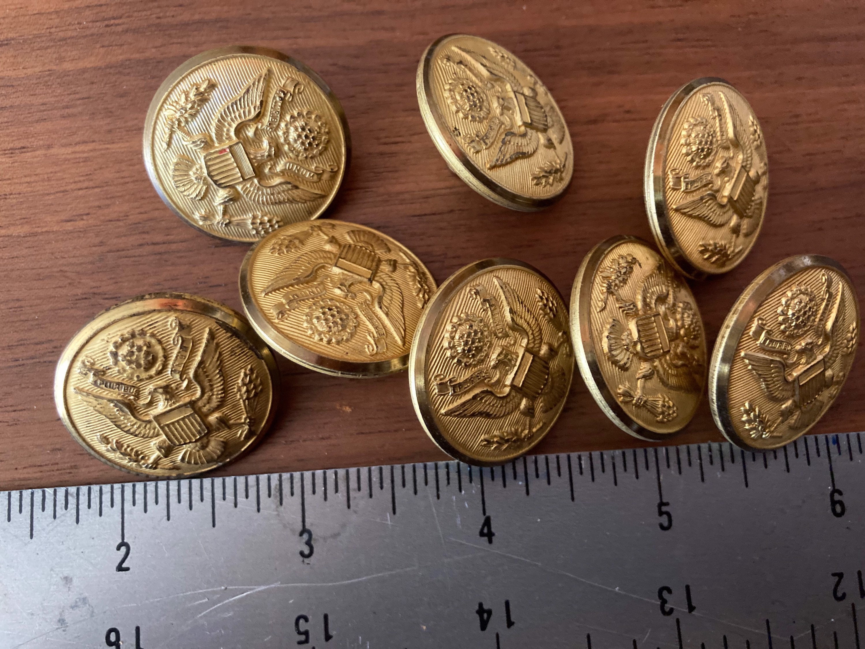 World War II vintage Army overcoat buttons | Etsy