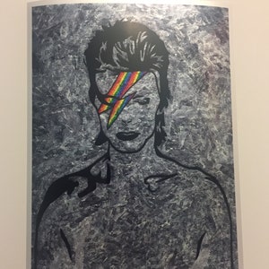 Aladdin Sane (David Bowie) gum wrapper art print