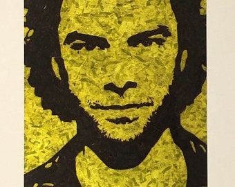 Being Human (UK) cast gum wrapper art print