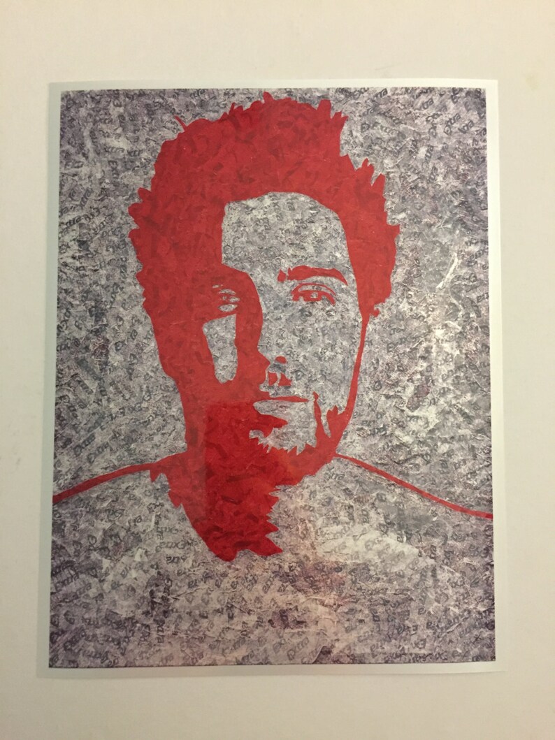 Impression d'art d'emballage de gomme Josh Franceschi You Me At Six image 1