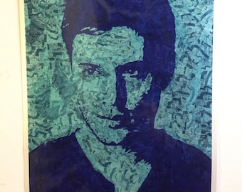 Jensen Ackles gum wrapper art print