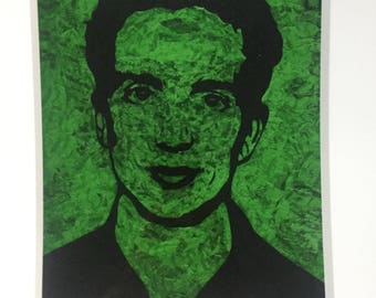 Luke Newberry gum wrapper art print