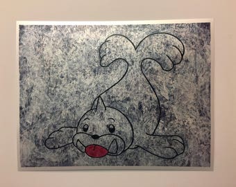 Seel gum wrapper art print