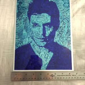 Jensen Ackles gum wrapper art print image 3