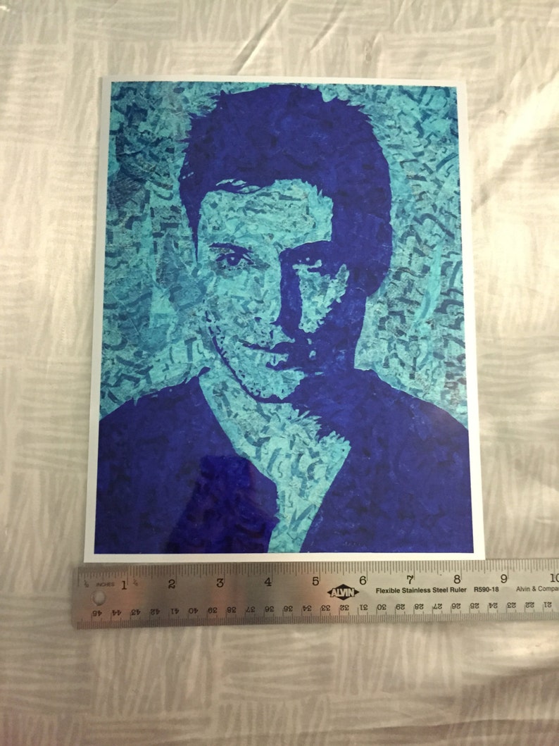 Jensen Ackles gum wrapper art print image 3