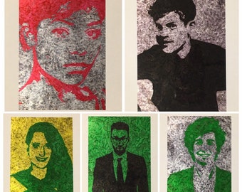 Misfits cast gum wrapper art print