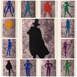 Sailor Moon, Sailor Scouts, Sailor Starlights, and Tuxedo Mask (individual or sets available)