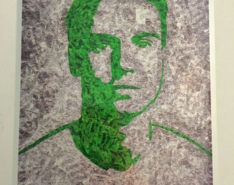 Dan Flint gum wrapper art print (You Me At Six)