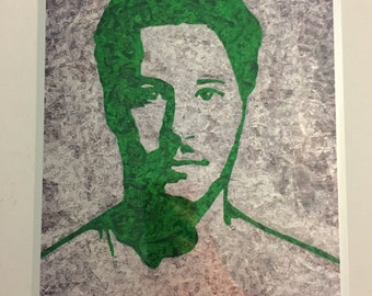 Max Helyer gum wrapper art print (You Me At Six)