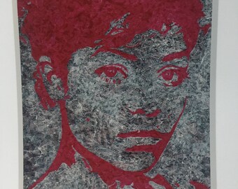 Antonia Thomas gum wrapper art print