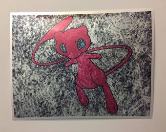 Mew gum wrapper art print
