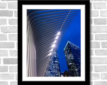World Trade Centre at Night, Photogrpah; New York City, NY, USA (Fine art photo, various sizes including 8x10, 11x14 & small/large prints)