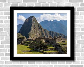 Machu Picchu Photograph, Peru- a less common view (Fine art photos of various sizes including 8x10, 11x14 & small/large prints)
