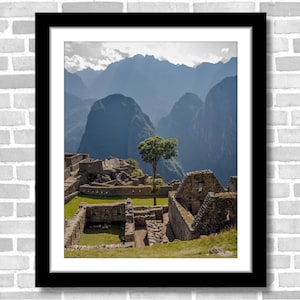 Scenic Machu Picchu Photograph; Machu Picchu Cusco Region, Peru (Fine art photo of various sizes including 8x10, 11x14 & small/large prints)