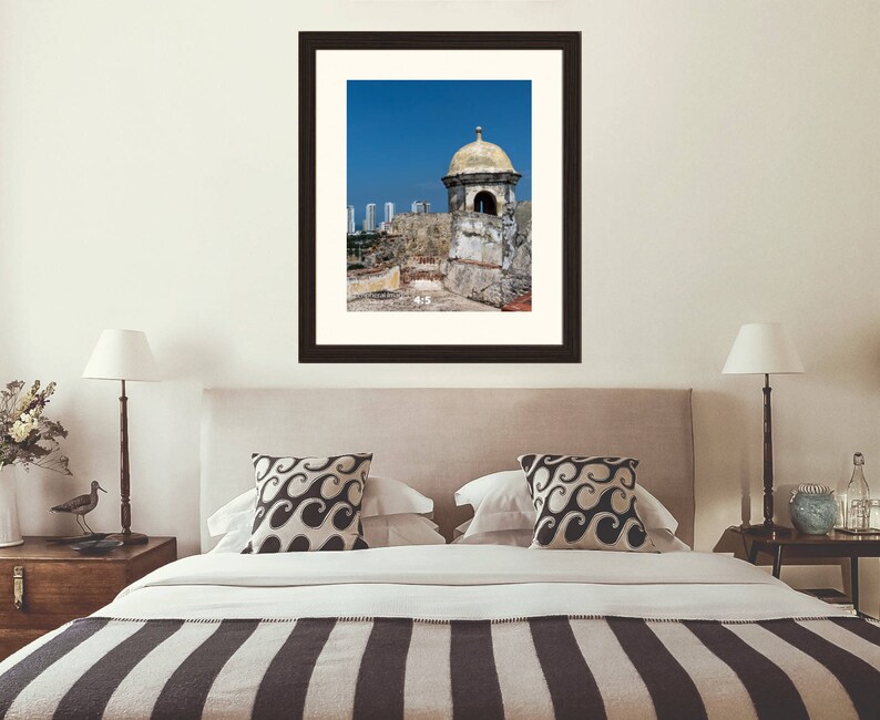 Old Tower in a New Colombian City, Photograph Cartagena, Colombia Fine art photo, various sizes incl. 8x10, 11x14 & small/large prints image 4