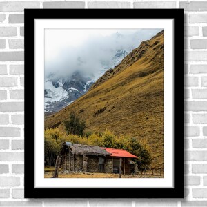 Rural Mountain Hut, Photograph; Machu Picchu/ Cusco Region, Peru (Fine art photo, various sizes including 8x10, 11x14 & small/large prints)