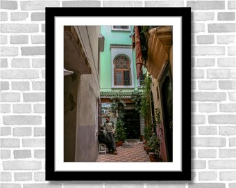 Moroccan Kasbah, Photograph; Medina, Tangier, Morocco (Fine art photo, various sizes including 8x10, 11x14 & small/large prints)
