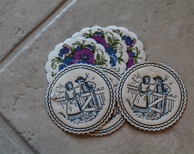 Vintage Paper Coasters Etsy