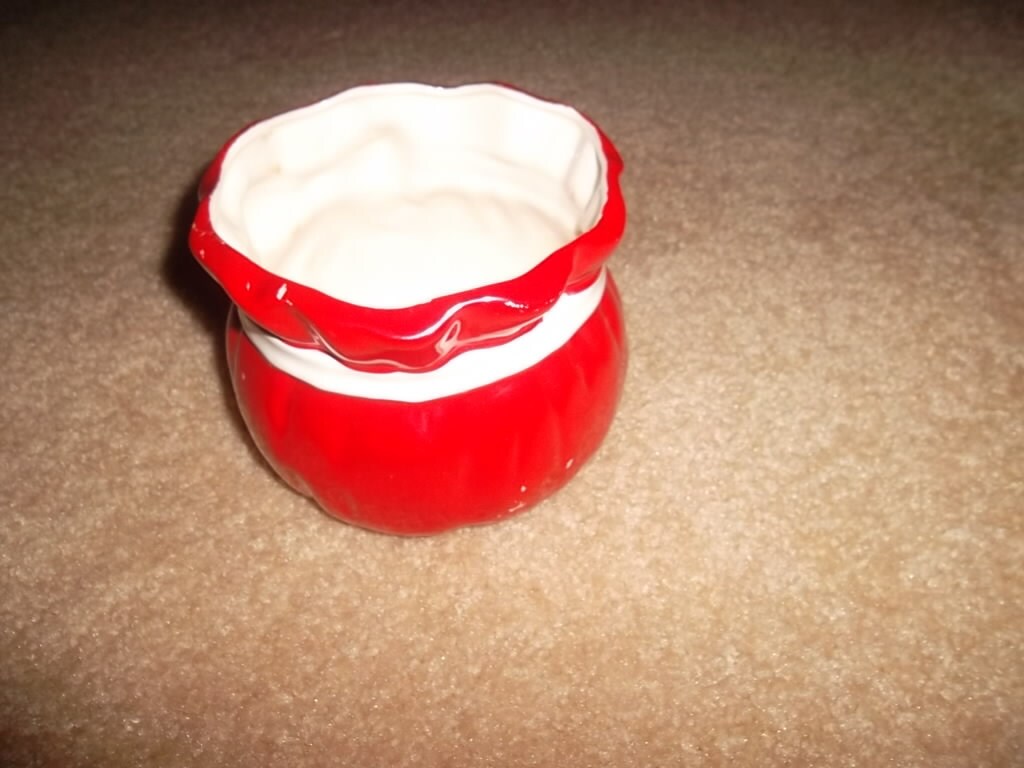 Vintage Ceramic Santa Sack Candy Dish Etsy UK